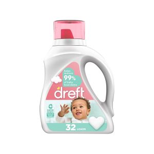 Detergente liquido para ropa de recién nacidos y bebés, 32 cargas, Dreft