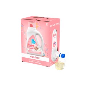 Detergente líquido para ropa Dreft Eco - Box Recién nacidos, 96 cargas, Dreft