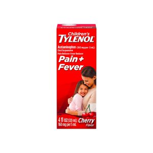 Jarabe para la fiebre, síntomas de la gripe, dolor de cabeza y garganta​​​​​​​, Children's Tylenol