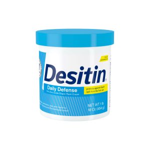 Crema protectora de uso diario para aliviar la dermatitis, 454 g, Desitin