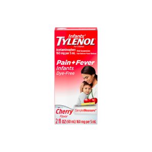 Jarabe para la fiebre, dolor de cabeza, garganta y muelas, 60 ml, Infants' Tylenol